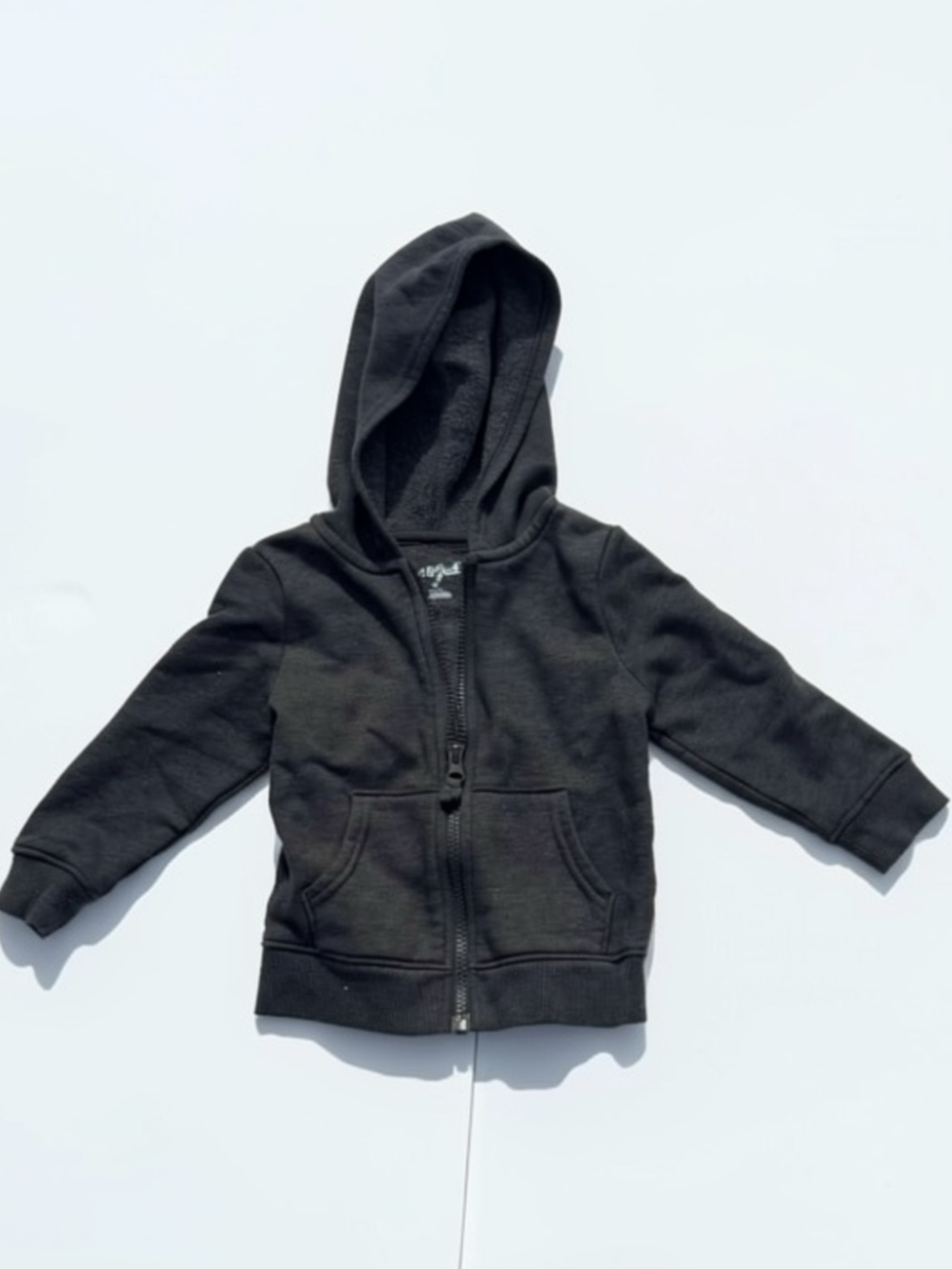 Cat & Jack Black Kids Zip-Up Hoodie